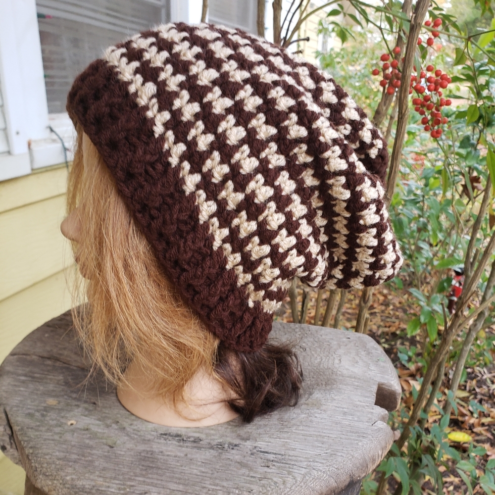 Handmade slouchy beanie